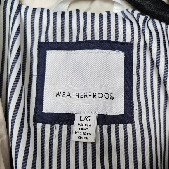 Weatherproof Modern Quilted Barn Jacket Adjustable Waist STONE HEARTH Large - Picture 9 of 11